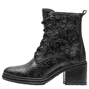 Timberland Sienna High Embossed Zip Bloot Black